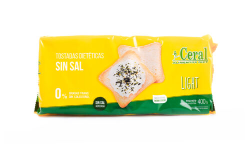 Ceral - Tostadas dietéticas de mesa sin sal x 400 gr