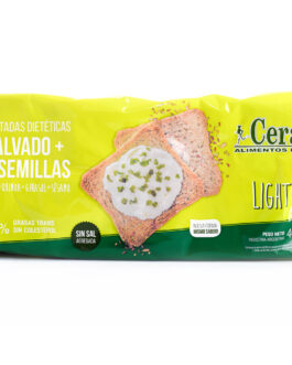 Ceral – Tostadas dietéticas de salvado + 4 semillas sin sal x 400 gr