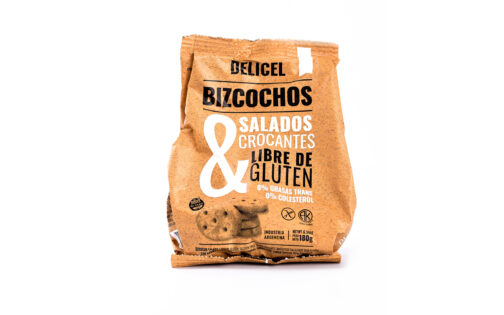 Delicel - Bizcochos salados x 180 gr