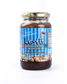 Le Fit – Mantequilla de mani sabor chocolate x 360 gr