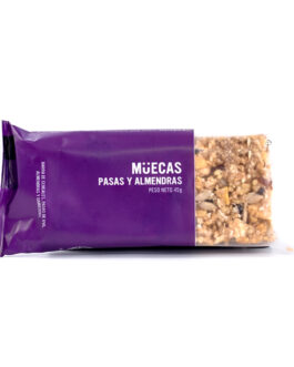 Muecas – Barrita de pasas y almendras x 45 gr
