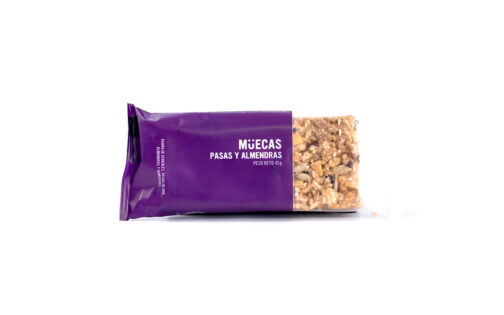Muecas - Barrita de pasas y almendras x 45 gr