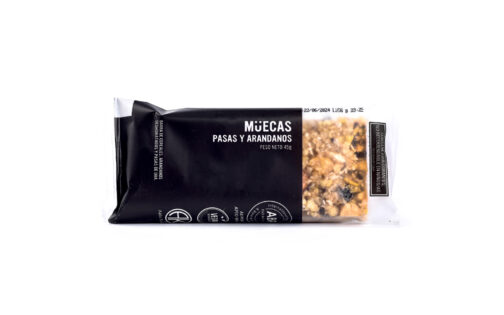 Muecas - Barrita de pasas y arándanos x 45 gr