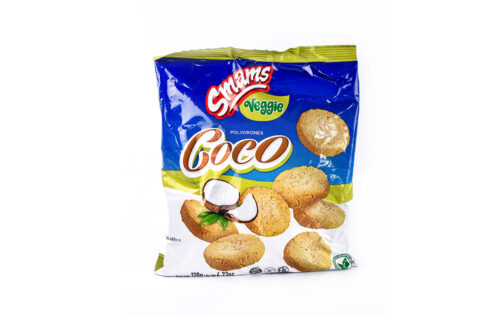 Smams - Galletitas polvorones sabor coco (veggie) x 120 gr