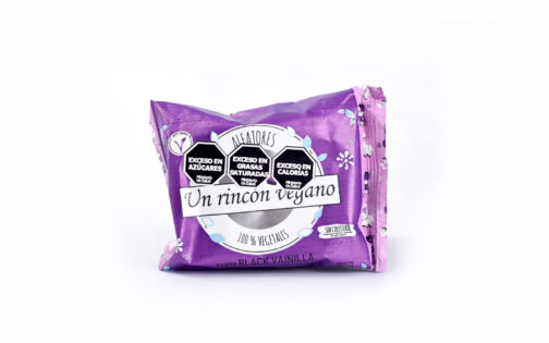 Un Rincon Vegano - Alfajor black sabor vainilla x 80 gr