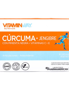 Vitamin Way – Curcuma + jengibre x 30 cap