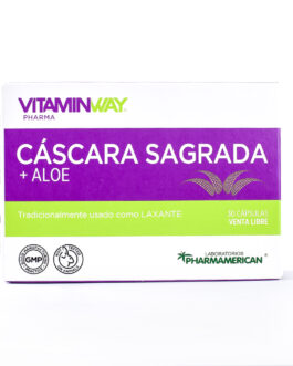 Vitamin Way – Cascara sagrada + aloe x 30 cap
