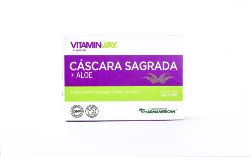 Vitamin Way - Cascara sagrada + aloe x 30 cap
