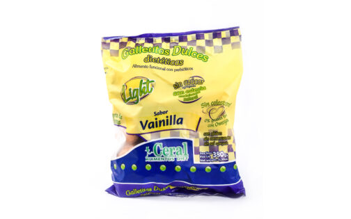 Ceral - Galletitas dulces sin azúcar sabor vainilla x 380 gr