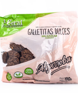 Ceral – Galletitas dulces sin azúcar sabor algarroba x 190 gr