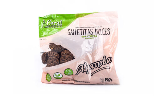 Ceral - Galletitas dulces sin azúcar sabor algarroba x 190 gr