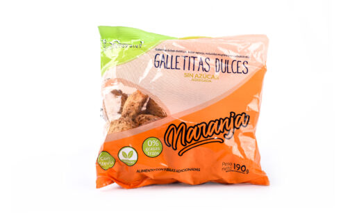 Ceral - Galletitas dulces sin azúcar sabor naranja x 190 gr