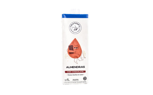 Tratenfu - Leche de almendras sabor chocolate x 1 lt