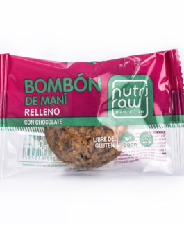 Nutri Raw – Bombon de mani relleno c/chocolate x 30 gr