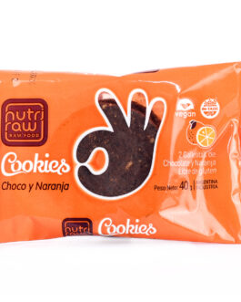 Nutri Raw – Cookies c/chocolate y naranja x 40 gr