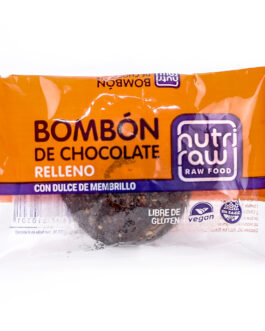 Nutri Raw – Bombon de chocolate relleno c/ dulce de membrillo x 30 gr
