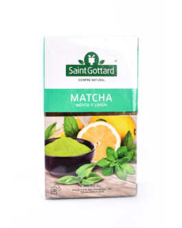 Saint Gottard – Té de matcha, menta y limón x 20 saq