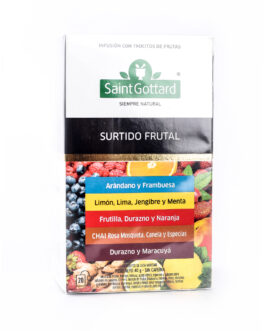Saint Gottard – Té surtido frutal x 20 saq
