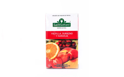 Saint Gottard - Té de frutilla, durazno y naranja x 20 saq