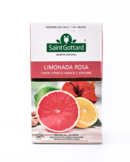 Saint Gottard – Té de limonada rosada x 20 saq