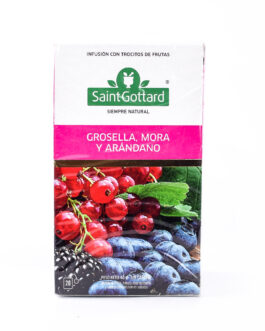 Saint Gottard – Té de frutas de grosella, mora y arandano x 20 saq