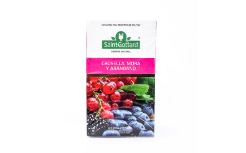 Saint Gottard - Té de frutas de grosella, mora y arandano x 20 saq