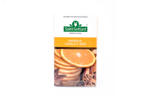Saint Gottard - Té de naranja, canela y anis x 20 saq