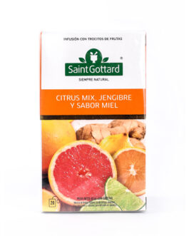 Saint Gottard – Té citrus mix, jengibre y miel x 20 saq