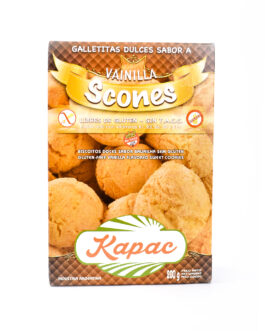 Kapac – Galletitas scones sabor vainilla x 200 gr