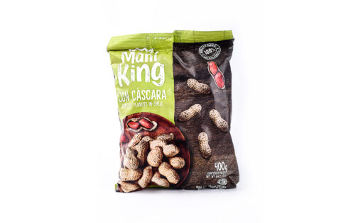 Mani King - Mani tostado con cascara x 400 gr