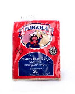Pergola – Pimienta blanca molida x 25 gr