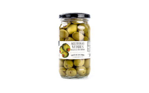 Cristo de los Cerros - Aceitunas rellenas con morron x 190 gr
