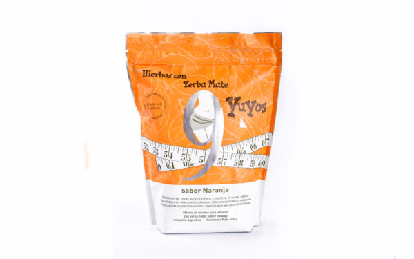9 Yuyos - Yerba mate sabor naranja x 500 gr