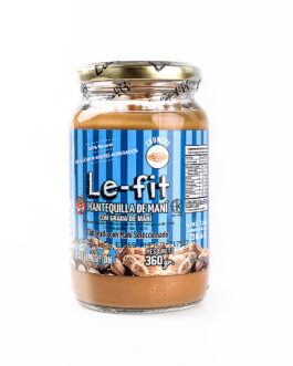 Le Fit – Mantequilla de mani crunchy x 360 gr