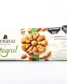 Cachafaz – Galletitas integrales de granola con avena, almendras y mani x 225 gr