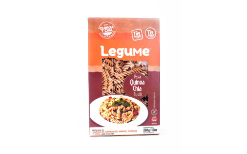 Legume - Fusilli de chia y quinoa x 284 gr