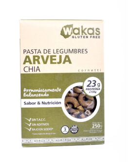 Wakas – Pastas de legumbres arveja y chía x 250 gr