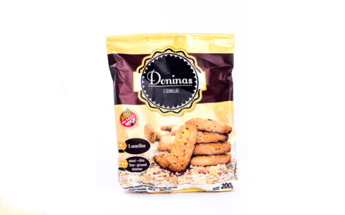 Doninas - Galletitas cinco semillas x 200 gr