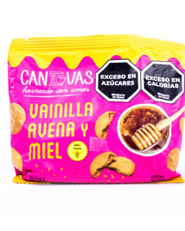 Canvas – Galletitas sabor vainilla, avena y miel x 135 gr