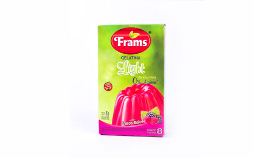 Frams - Gelatina light sabor frutos rojos x 26 gr