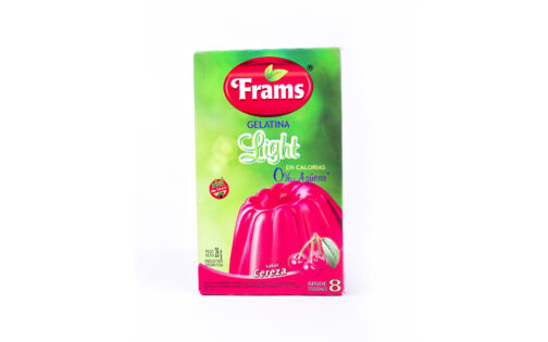 Frams - Gelatina light sabor cereza x 26 gr