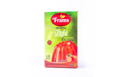 Frams - Gelatina light sabor naranja x 26 gr