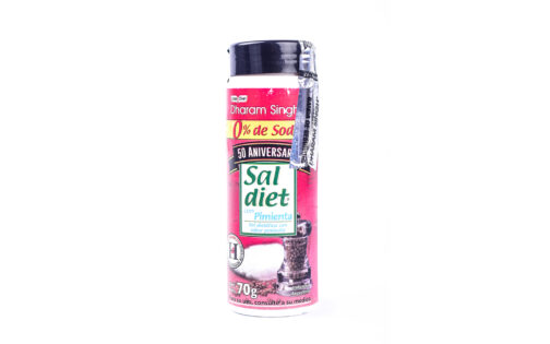 Dharam Singh - Sal diet sin sodio sabor pimienta x 70 gr