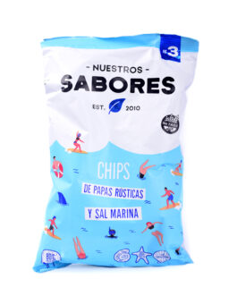 Nuestros Sabores – Papas sal marina x 80 gr