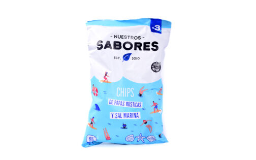 Nuestros Sabores - Papas sal marina x 80 gr