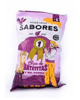 Nuestros Sabores – Chips de remolachas, batatas y sal marina x 80 gr