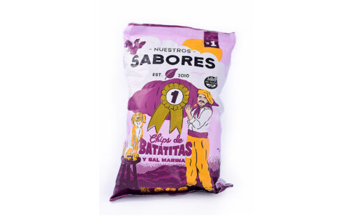 Nuestros Sabores - Chips de remolachas, batatas y sal marina x 80 gr