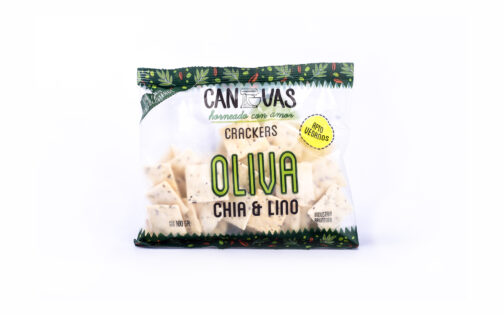 Canvas - Galletitas sabor oliva, chia y lino x 135 gr