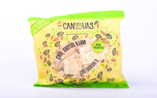 Canvas - Galletitas de chia, girasol y lino x 150 gr