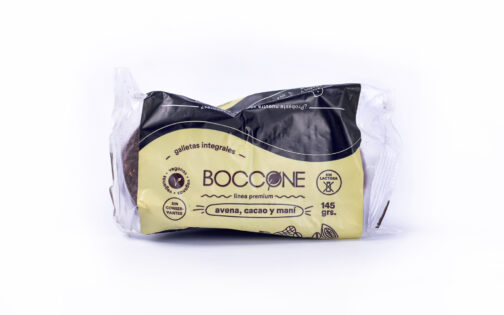 Boccone - Galletas veganas avena, cacao y mani x 145 gr
